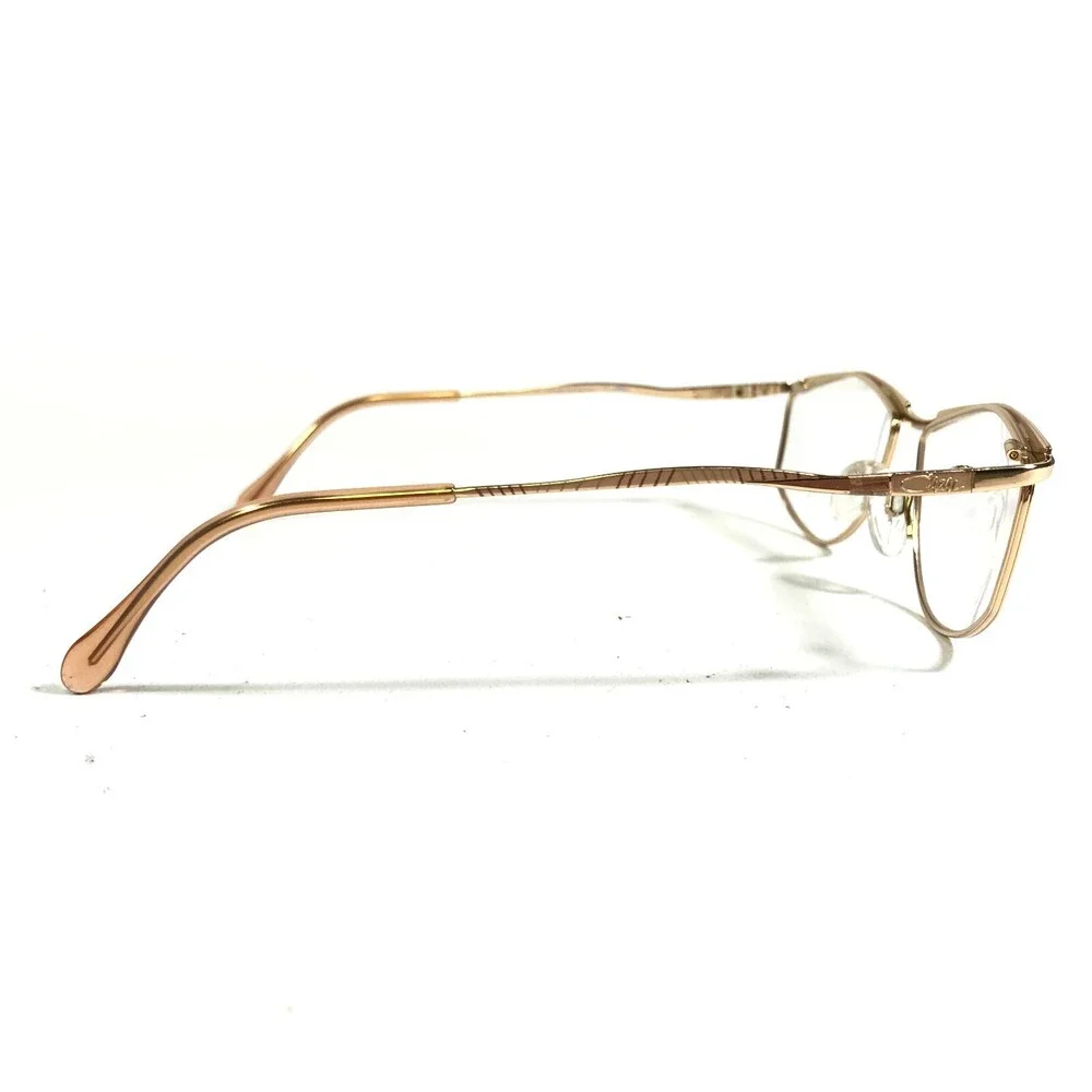 Cazal Eyeglasses Frames MOD 121 Col.840 Gold Geometric Full Wire Rim 55-16-135